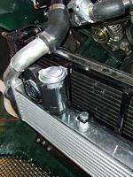 Big horn above intercooler in front of radiator