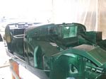 The body shell after the green basecoat