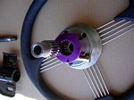 Back of steering wheel