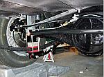 The Mazda RX 7 Rear Axle installed in an Austin Healey Sprite